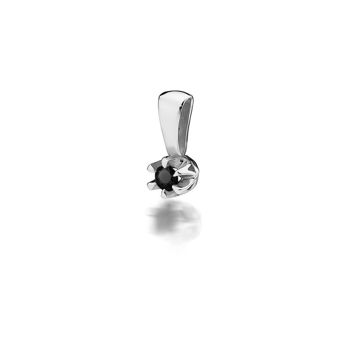 Pandantiv Aur 14K Z0032 Diamant Negru 0.12ct