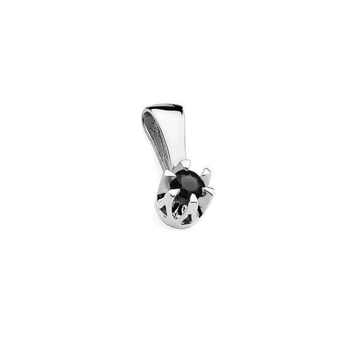 Pandantiv Aur 14K Z0032 Diamant Negru 0.12ct