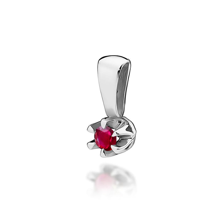 Pandantiv Aur 14K Z0032 Rubin 0.15ct