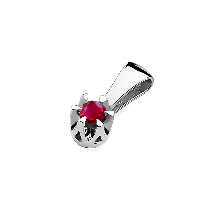 Pandantiv Aur 14K Z0032 Rubin 0.15ct