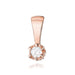 Pandantiv Aur 14K cu Diamant de Laborator 0.10 ct