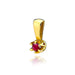 Pandantiv Aur 14K Z0032 Rubin 0.15ct