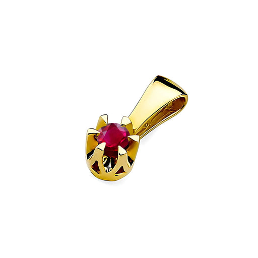 Pandantiv Aur 14K Z0032 Rubin 0.15ct