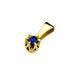 Pandantiv Aur 14K Z0032 Safir 0.15ct
