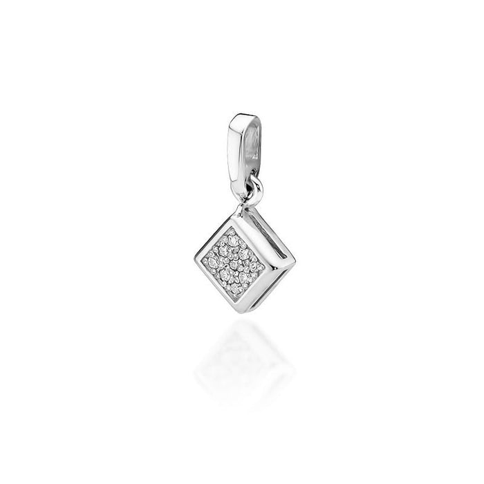 Pandantiv Aur 14K cu Diamante Naturale 0.045 ct