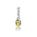 Pandantiv Aur 14K Z0040 Peridot 1,00ct Diamant 0.005ct