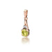 Pandantiv Aur 14K Z0040 Peridot 1,00ct Diamant 0.005ct