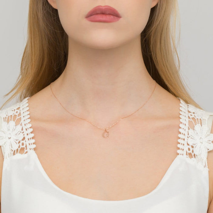 Pandantiv Aur 14K Z0069 Diamant 0.005ct