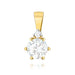 Pandantiv Aur 14K cu Diamante de Laborator 0.515 ct