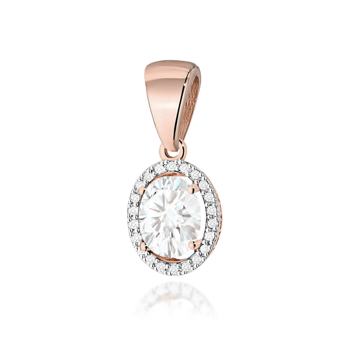 Pandantiv Aur 14K Z0080 Diamant Lab Grown 1,90ct