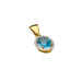 Pandantiv  Aur 14K cu Topaz 1.70 ct si Diamante 0.11 ct