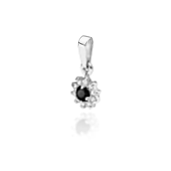 Pandantiv Aur 14K Z0185 Diamant Negru 0.12ct