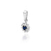Pandantiv Aur 14K cu Safir 0.15 ct si Diamante 0.09 ct