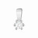 Pandantiv Aur 14K cu Diamante de Laborator 0.10 ct