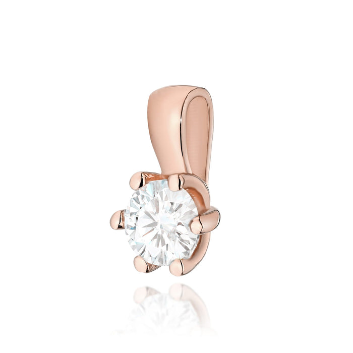 Pandantiv Aur 14K cu Diamant  Natural 0.30 ct