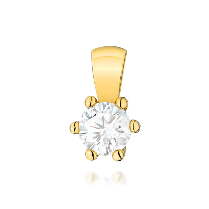 Pandantiv Aur 14K cu Diamante de Laborator 0.30 ct