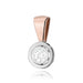 Pandantiv Aur 14K Diamant Cultivat în Laborator 0.20ct