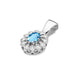 Pandantiv Aur 14K Z0354 Topaz 0.50ct