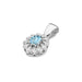 Pandantiv Aur 14K Z0354 Topaz 0.50ct