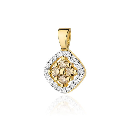 Pandantiv  Aur 14K cu Diamante Maro 0.20 ct