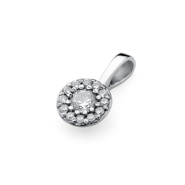Pandantiv Aur 14K cu Diamante 0.22 ct