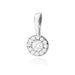 Pandantiv Aur 14K Z0443 Diamant Cultivat în Laborator 0,12ct