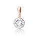 Pandantiv Aur 14K cu Diamante 0.22 ct