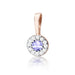 Pandantiv Aur 14K Z443 Tanzanit 0.15ct