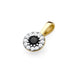 Pandantiv Aur 14K Z0443 Diamant Negru 0.12ct