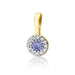 Pandantiv Aur 14K Z443 Tanzanit 0.15ct