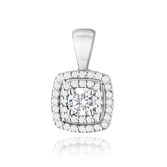 Pandantiv Aur 14K cu Diamante de Laborator 0.50 ct