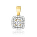 Pandantiv Aur 14K cu Diamante de Laborator 0.50 ct