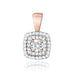 Pandantiv Aur 14K cu Diamante de Laborator 0.50 ct