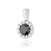 Pandantiv  Aur 14K cu Diamant Negru 0.50 ct