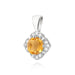 Pandantiv Aur 14K Z0571 Citrin 0.50ct