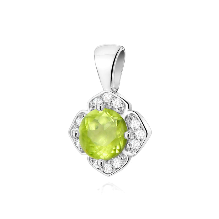 Pandantiv Aur 14K Z0571 Peridot 0.60ct