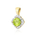 Pandantiv Aur 14K Z0571 Peridot 0.60ct
