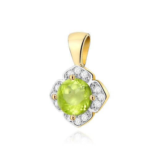 Pandantiv Aur 14K Z0571 Peridot 0.60ct