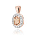 Pandantiv Aur 14K Z0574 Morganit 0.40ct
