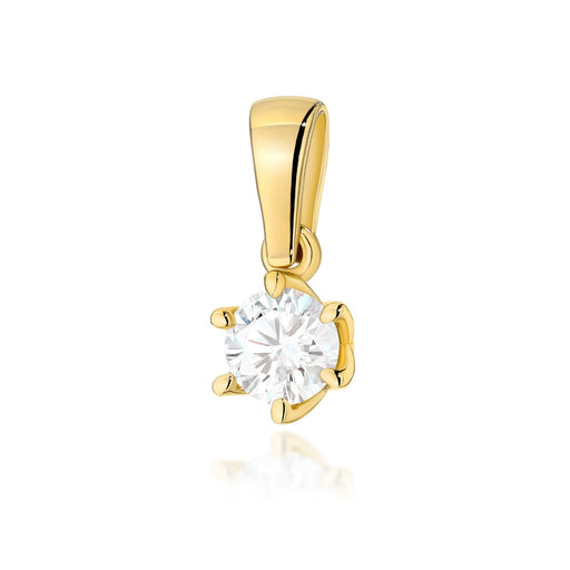 Pandantiv Aur 14K Z0575 Diamant Cultivat 0.40ct