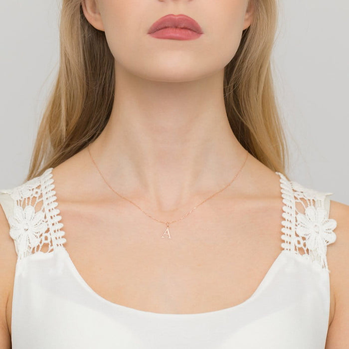 Pandantiv Aur 14K cu Diamante Naturale 0.01 ct