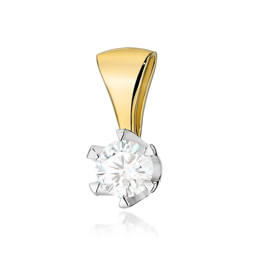Pandantiv Aur 14K cu Diamant Natural 0.70 ct