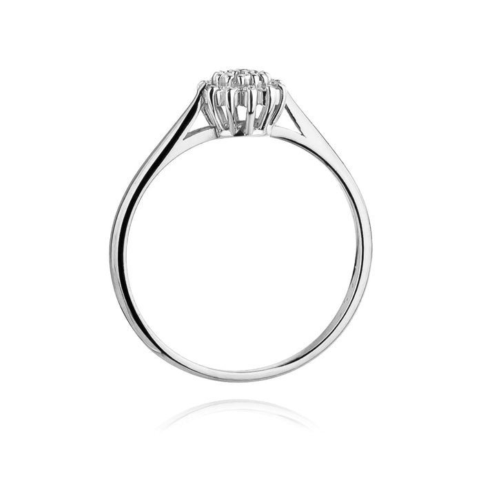 Inel Aur 14K cu Diamant Natural 0.10 ct