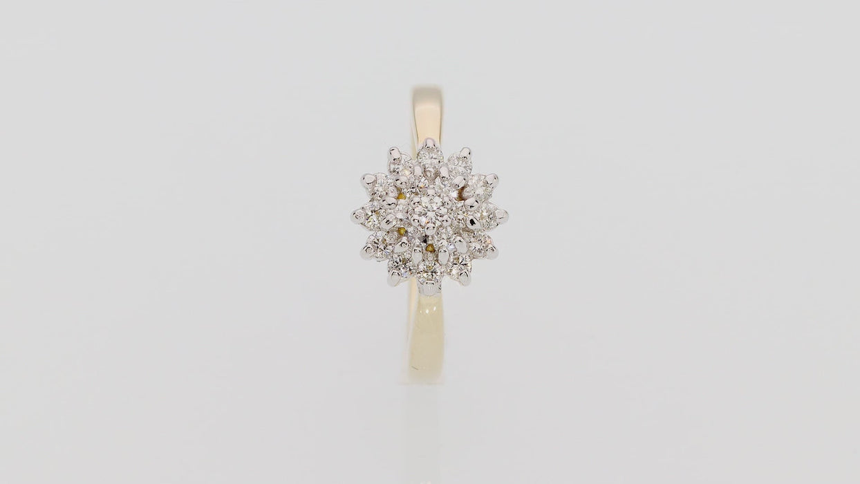 Inel Aur 14K cu Diamante Naturale 0.40 ct