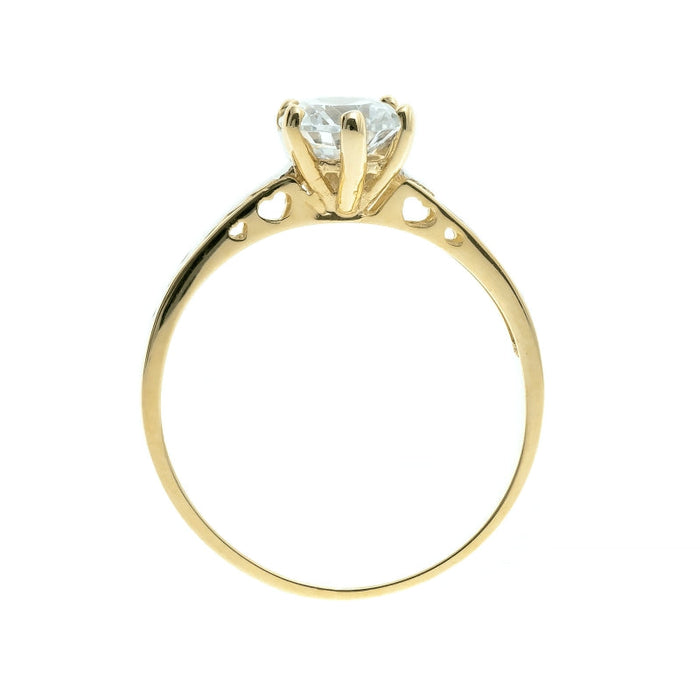 Inel Aur 8K cu Zirconiu Elegant