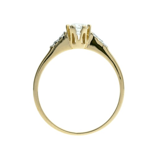 Inel Aur 8K cu Zirconii - Eleganță și Strălucire