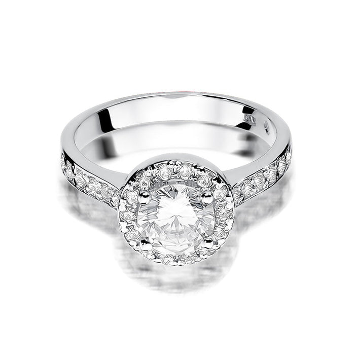 Inel Aur 14k cu Diamant Natural 1.37 ct