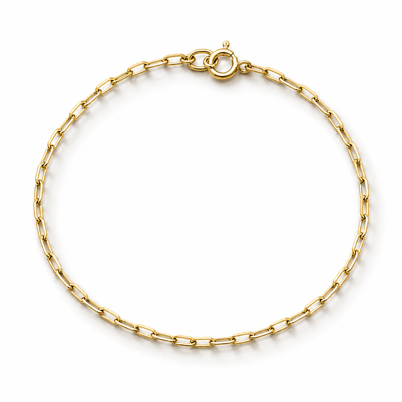 Bratara Aur 14K Anchor Oval 20 cm