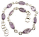 Bratara Argint 925 cu Ametist 20.1 cm lungime