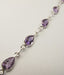 Bratara Argint 925 cu Ametist 21.2 cm lungime